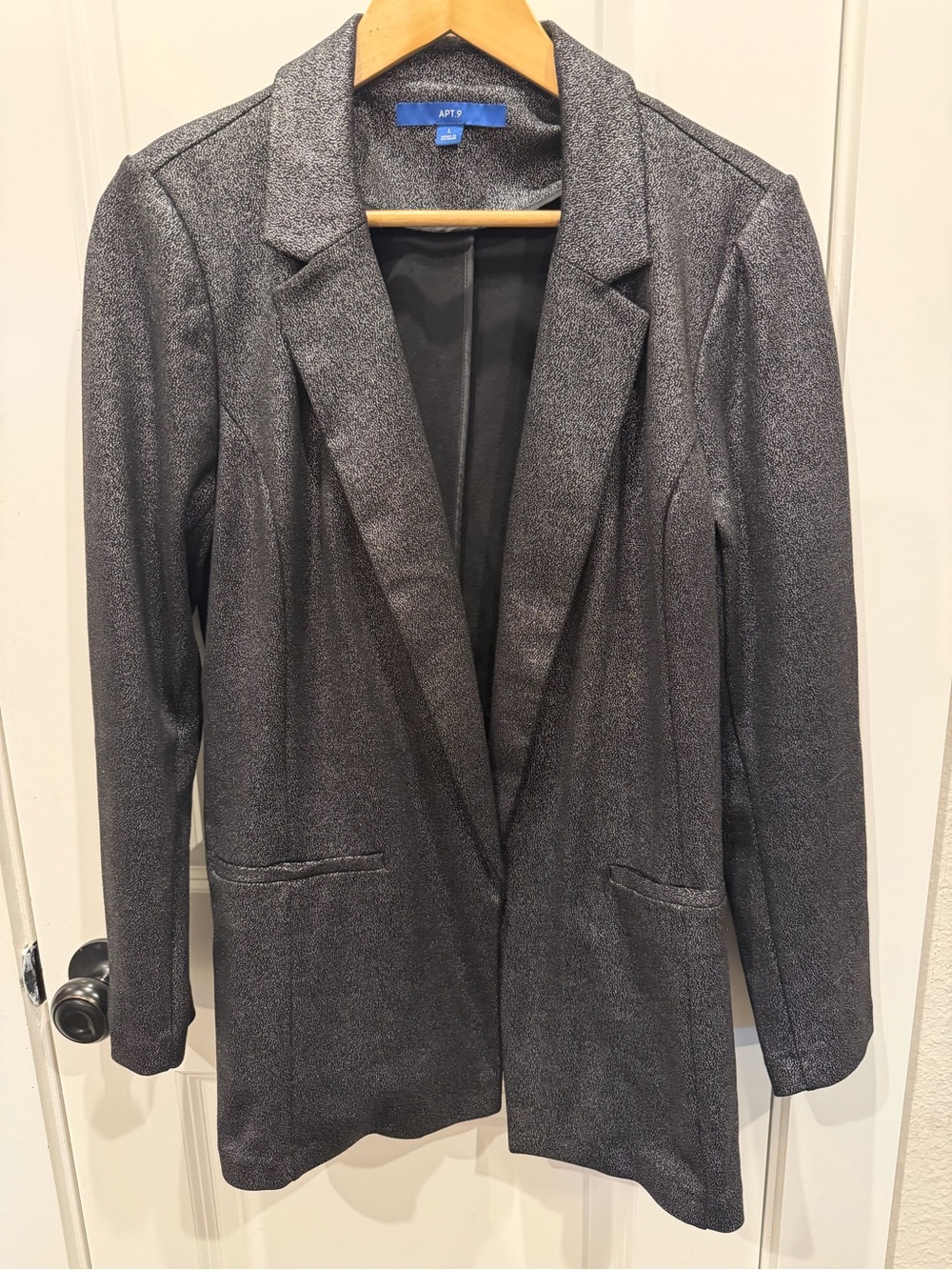 Apt. 9 Metallic Charcoal Blazer